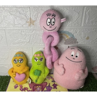 ตุ๊กตาบาร์บ้าปาป้า BARBAPAPA ก้นถ่วง ขนผ้าขนหนู หายากค่ะ