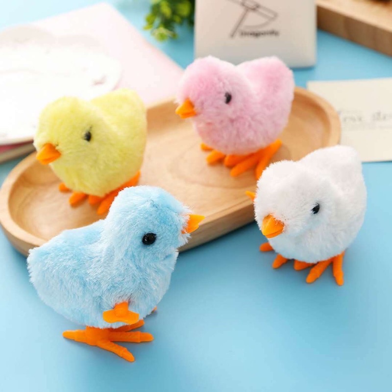 พร้อมส่ง-ตุ๊กตาไก่ไขลาน-ลูกเจี๊ยบไขลาน-ตุ๊กตาไก่-ตุ๊กตาลูกเจี๊ยบ