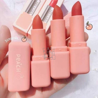 💲SALE💲NEE CARA PEACH LIPSTICK (N613) : NEECARA นีคาร่า พีช ลิปสติก x 1 ชิ้น