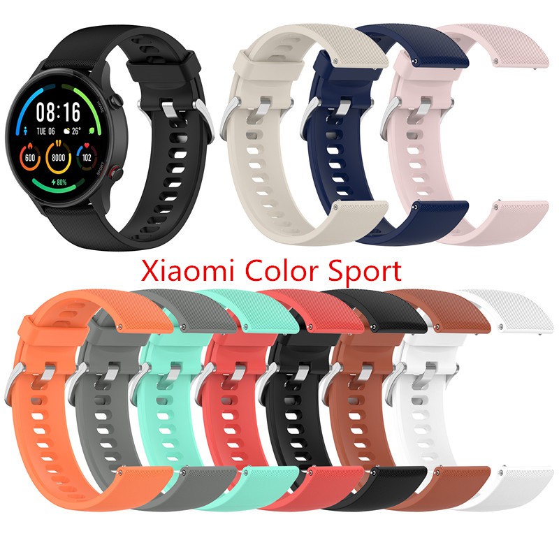 ภาพหน้าปกสินค้าสายนาฬิกาซิลิโคนแบบสปอร์ตสำหรับนาฬิกา Xiaomi Mi Color Sport