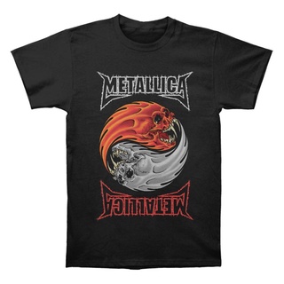 เสื้อยืดผ้าฝ้ายเสื้อเชิ้ต Gildan | Metallica Yin Yang ZoomL XL  XXL 3XL