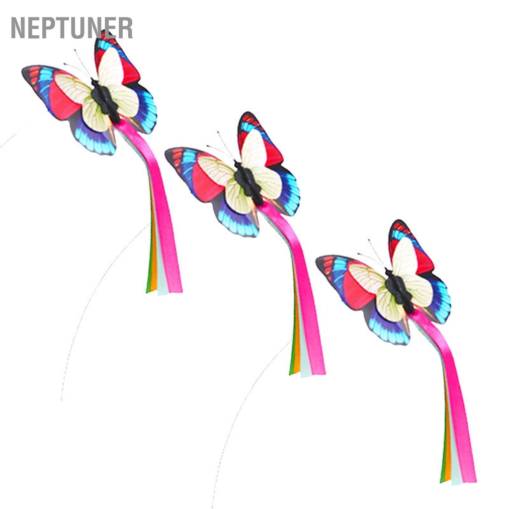 neptuner-ของเล่นผีเสื้อกระพริบ-หมุนได้-360-องศา-พร้อมผีเสื้อกระพริบ-3-ชิ้น-สําหรับแมว