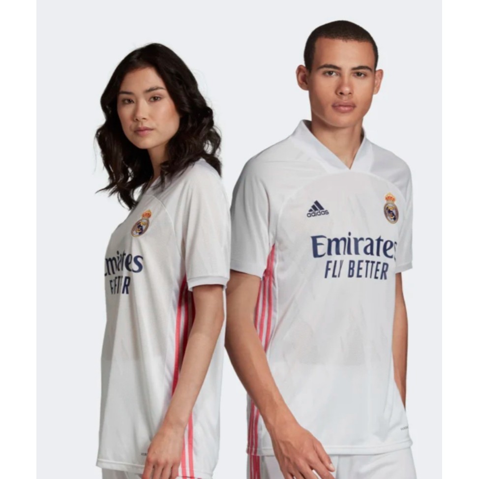 เสื้อฟุตบอล-real-madrid-ชุดเหย้า-ปี-20-21ของใหม่-ของแท้-ป้ายห้อย-size-m