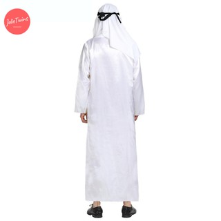 ภาพขนาดย่อของภาพหน้าปกสินค้าพร้อมส่ง ชุดเศรษฐีอาหรับ เจ้าของบ่อน้ำมัน arabian suit muslim wear ชุดมุสลิม จากร้าน pei22 บน Shopee ภาพที่ 3