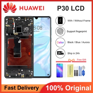 6.1&amp;quot; หน้าจอสัมผัส LCD แบบเปลี่ยน สําหรับ Huawei P30 Display ELE-L29 ELE-L09 ELE-AL00 Huawei