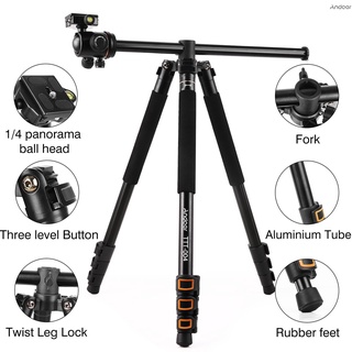 ภาพหน้าปกสินค้าAndoer Ttt-004 ขาตั้งกล้องอลูมิเนียม 200ซม./78.7นิ้วพร้อมหัวบอล 4-Section Extendable สําหรับกล้อง Dslr Ildc 8 กก. ซึ่งคุณอาจชอบราคาและรีวิวของสินค้านี้