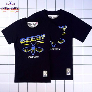 Beesy® เสื้อยืด รุ่น Pix Bee สีดำ (ราคาต่อตัว)