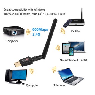ภาพขนาดย่อของภาพหน้าปกสินค้าUSB WIFI ตัวรับ WIFI ตัวรับสัญญาณ WIFI USB WiFi ตัวรับสัญญาณไวไฟ 2.4G จากร้าน i.like.cpu บน Shopee