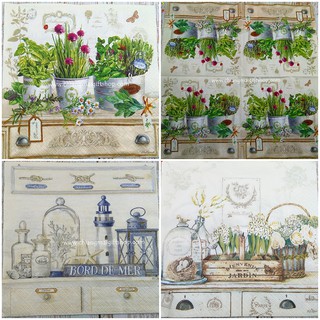 กระดาษแนปกิ้น ขนาดใหญ่ 33*33 ซม. ลายคลาสสิกหลายแบบ มีให้เลือกหลายลาย กดเข้าไปดูตัวเลือกเลยค่ะ :)