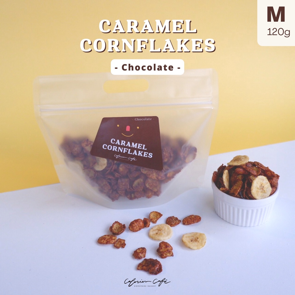 คอนเฟลกคาราเมล-รสช็อคโกแลตกล้วย-หวานน้อยกรอบอร่อย-สดใหม่ทุกออเดอร์-chocolate-cornflakes