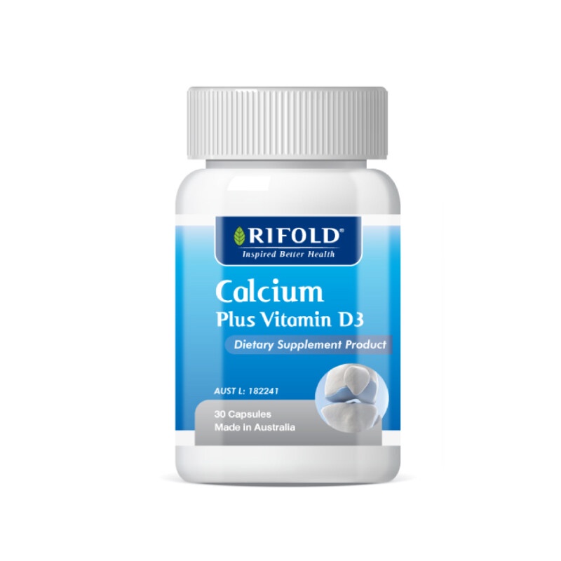 Rifold Calcium Plus Vitamin D3 แคลเซียมเข้มข้น 900 mg (ชนิดซอฟเจล) ทาน ...