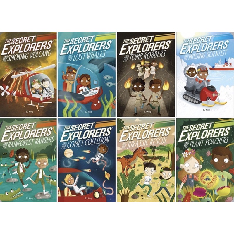 DK The Secret Explorers Series ,8 Books Set,Aged 7-9, Free Audio ...