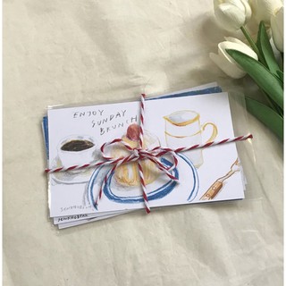 ภาพหน้าปกสินค้าMorning Breakfast Postcards 🥐☕️ ซึ่งคุณอาจชอบสินค้านี้