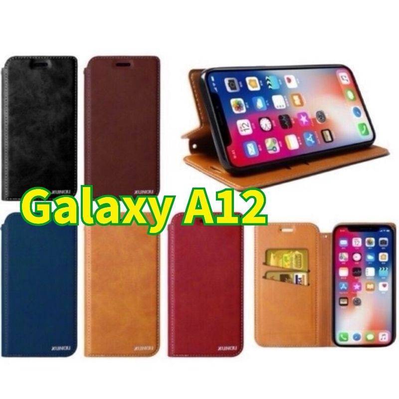 samsung-galaxy-a12-5g-galaxy-m12-พร้อมส่งในไทย-xunduเคสฝาพับ-แบบแม่เหล็กเปิดปิด-เก็บนามบัตรได้