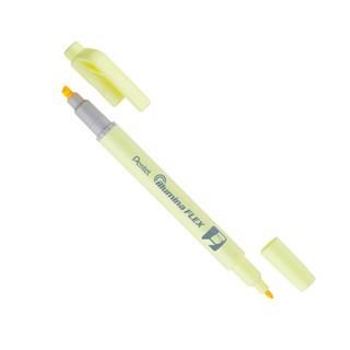 สินค้า Pentel Illumina FLEX ปากกาไฮไลท์ 2 หัว สีมาตรฐาน และสีพาสเทล