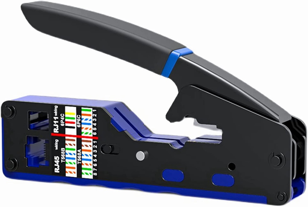 ZoeRax RJ45 Crimping เครื่องมือคีมเครือข่าย Crimper Stripper เครื่องตัด ...