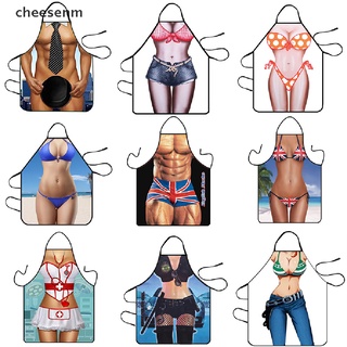 [cheesenm] ผ้ากันเปื้อน เซ็กซี่ เหมาะกับผู้ชาย และผู้หญิง สําหรับทําอาหาร