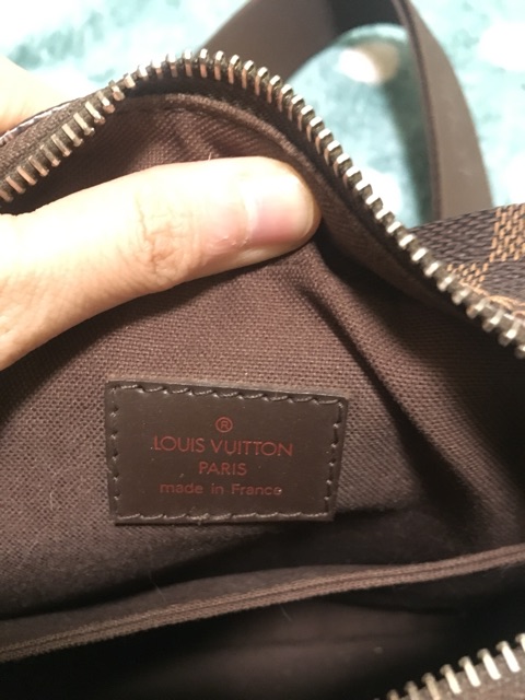 Louis Vuitton Damier Ebene Olav PM N41442 Brown Cloth ref.834368 - Joli  Closet