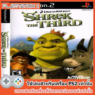 แผ่นเกมส์ PS2 - DreamWorks Shrek - SuperSlam (USA)