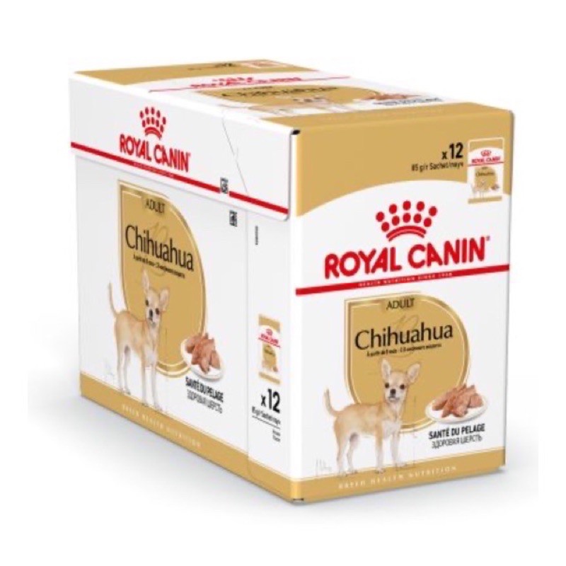 royal-canin-chihuahua-อาหารเปียกสุนัขชิวาวาเพาช์-12-ซอง