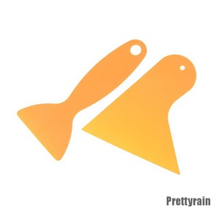 [Prettyrain] สติกเกอร์ฟิล์มไวนิล สําหรับติดตกแต่งหน้าต่างรถยนต์ 2 ชิ้น