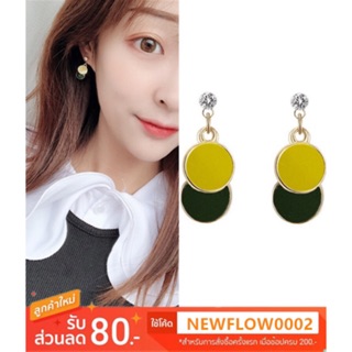 S925 jewelry ins แฟชั่นต่างหู  ⭕️⭕️คุณภาพดี  สวยเก๋ สไตล์เกาหลี เรียบง่าย