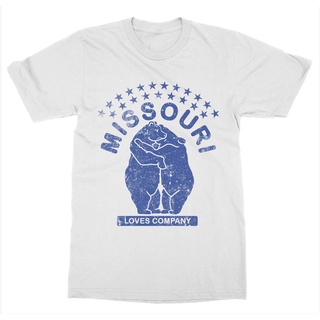 เสื้อยืดผ้าฝ้ายพิมพ์ลายขายดี เสื้อยืด พิมพ์ลาย Missouri Love Company Missouri USA United States of America Patriot Cap