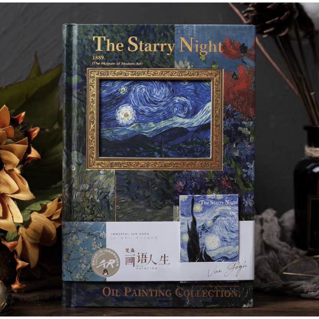 the-starry-night-ผลงาน-van-goghs-oii-painting-collection-ศิลปะ-สีน้ำมัน-ภาพวาด-artbook