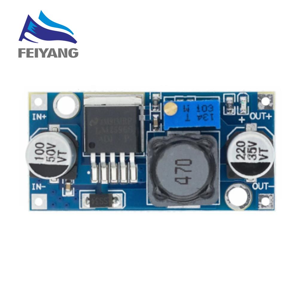 โมดูลพาวเวอร์ซัพพลาย Lm2596 LM2596S ADJ DC-DC 5V 12V 24V ปรับได้ 3A ...
