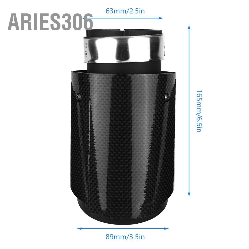 aries306-ปลายท่อไอเสียรถยนต์-คาร์บอนไฟเบอร์-สําหรับ-60-63-มม