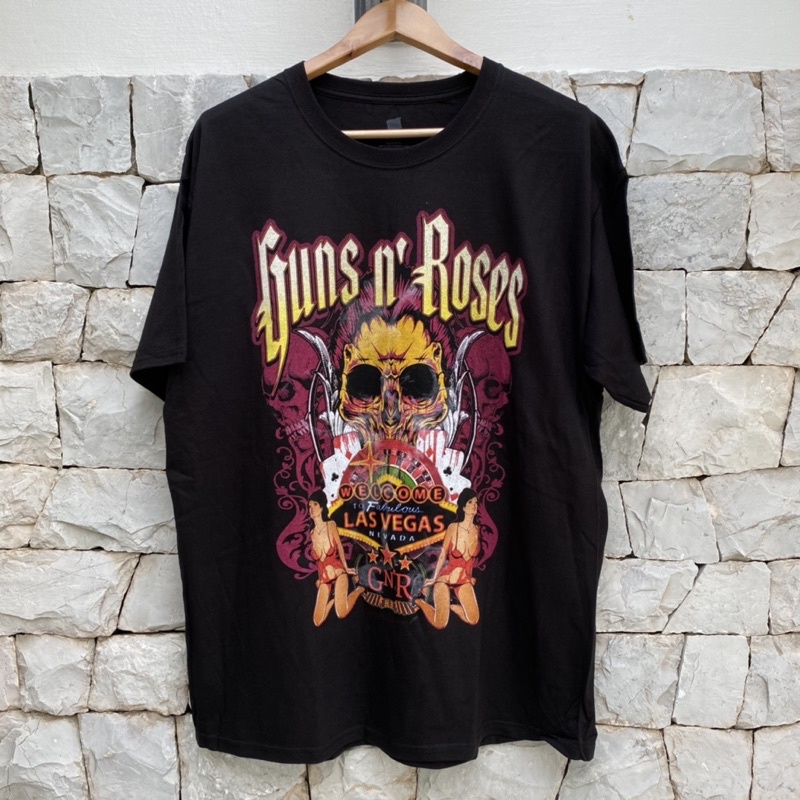 เสื้อวง-guns-and-roses-รับประกันแท้-100-นำเข้าจาก-usa