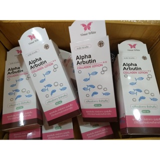 Alpha Arbutin Collagen Lotion โลชั่นผสมคอลลาเจน500ml.