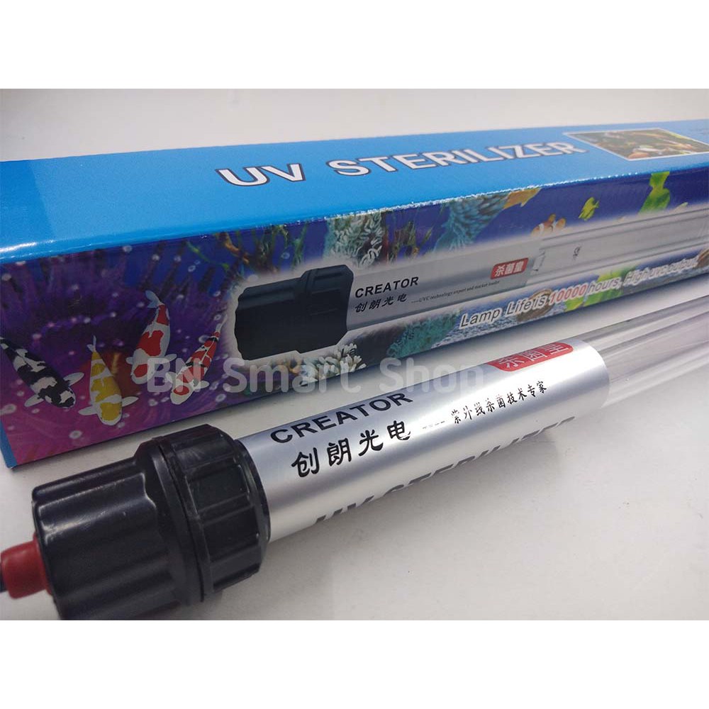 หลอดuv-ฆ่าเชื้อโรค-แบคทีเรีย-creator-uv-sterilizer-กำลังไฟ-15w-ช่วยลดน้ำเขียว-ทำให้น้ำใส