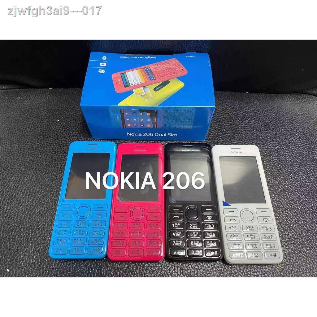 📱ใหม่📱โทรศัพท์มือถือ NOKIAรุ่น206 Dual sim classle Mobile phone Full ...