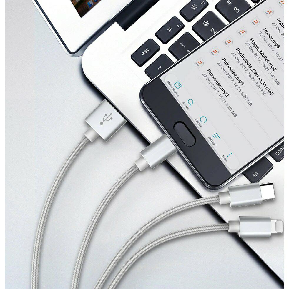 พร้อมส่ง-ของแท้-100-สายชาร์จ-3in1-xpress-charging-cable-2a-มี-3-หัว-iphone-micro-typec-samsung