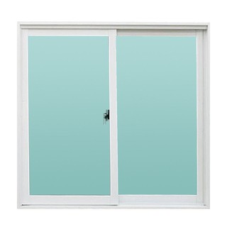 WINDOW S-S ONE STOP /F8 120X110CM WHITE หน้าต่างเลื่อนอะลูมิเนียม S-S มุ้ง ONE STOP F8 120x110 ซม. สีขาว หน้าต่างบานเลื่