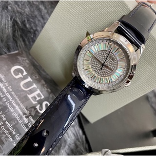 นาฬิกา Guess หน้าปัดกลม Stainless สายหนัง