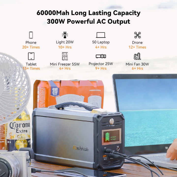 flashfish-300w-solar-generator-60000mah-portable-power-station-ชาร์จแบตเตอรี่สำรองสำหรับ-cpap-แคมป์ปิ้ง-powerbox