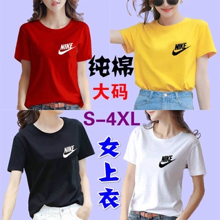 แฟชั่นยูนิเซ็กซ์♟✲ﺴ8.8 Special Sale Ready stock【Cotton T-shirt】100% cotton short-sleeved round neck blouse Cotton short-