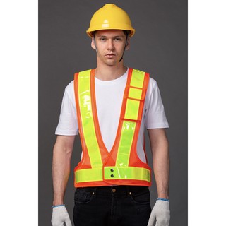 ภาพขนาดย่อของภาพหน้าปกสินค้าF11  Reflective Vest safety vest  เสื้อกั๊กสะท้อนแสง กั๊กจราจร,ความปลอดภัย จากร้าน subeixu บน Shopee ภาพที่ 5