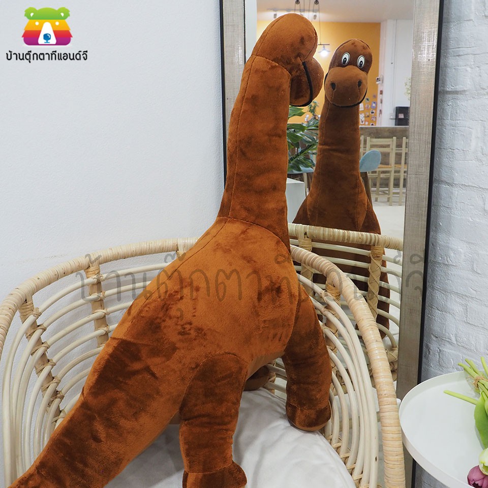 ภาพสินค้าตุ๊กตา ไดโนเสาร์ ไดโนเสาร์คอยาว ตัวใหญ่มาก ไดโนเสาร์เขียว ทีเร็กซ์ แบบพีพีกอด ส่งไว ของเล่นเด็ก จากร้าน bantukkatatg บน Shopee ภาพที่ 6