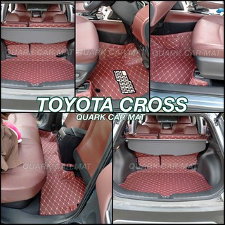 (🔥ฟรีแถม3) พรม6D TOYOTA CROSS รุ่นหนา แท้ เต็มคัน ตรงรุ่น ติดตั้งง่าย