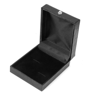 ภาพหน้าปกสินค้ากล่องคัฟลิงค์หนังสีดำ-Black Leather Cufflinks Box ที่เกี่ยวข้อง