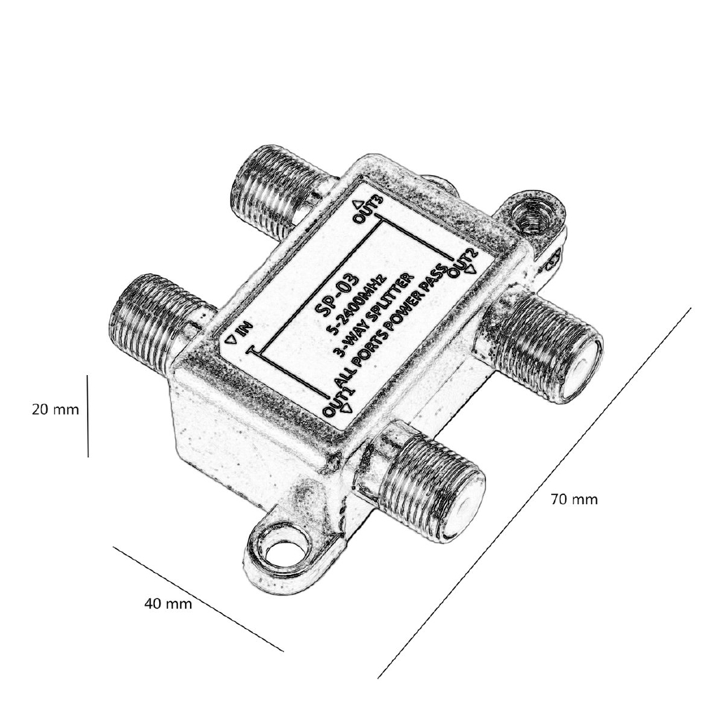 splitter-js-sp-03-splitter-ดาวเทียมเพาเวอร์-3-ทาง