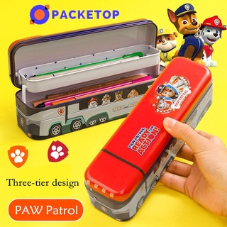 ภาพหน้าปกสินค้าPAW Patrol Pencil Case กล่องดินสอโลหะ สามชั้น แบบมัลติฟังก์ชั่น กล่องดินสอเหล็ก ของใช้เด็ก เครื่องเขียน การ์ตูน กล่องดินสอโลหะลายการ์ตูน ที่เกี่ยวข้อง
