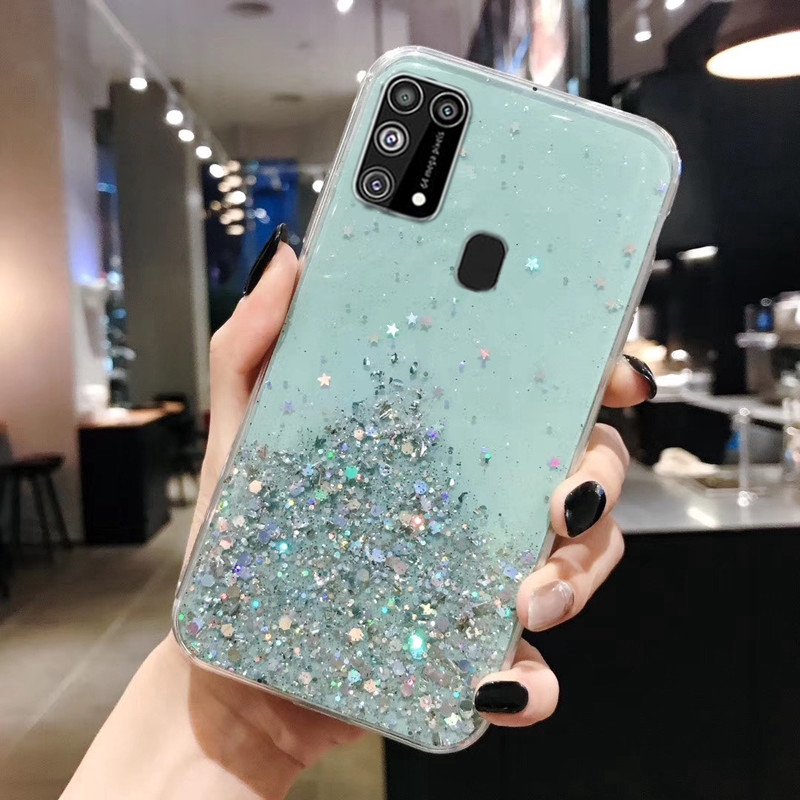 เคสโทรศัพท์อ่อน-ซัมชุง-galaxy-a21s-a11-m21-m11-ดาวกลิตเตอร์-samsung-a21s