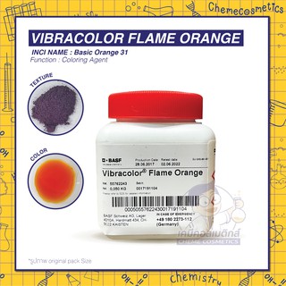 Vibracolor Flame Orange (Basic Orange 31) สีย้อมผมประจุบวก เฉดสีส้มแสดเจิดจรัสและคงทนต่อแสง ไม่ติดมือ