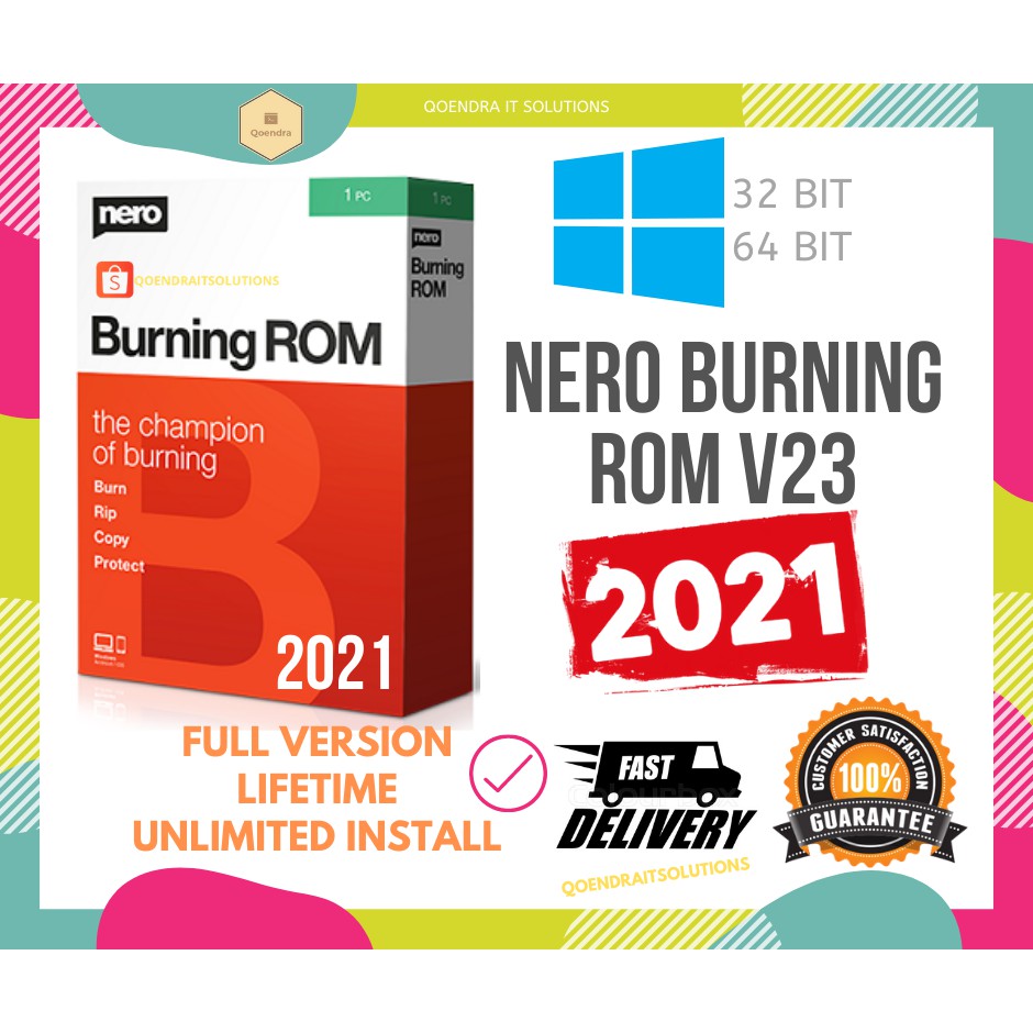 ภาพหน้าปกสินค้าHOT Nero Burning ROM 2021 v23  Lifetime  Full Version