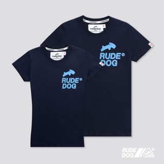 Rudedog เสื้อยืด รุ่น 2 lines สีกรม (ราคาต่อตัว)