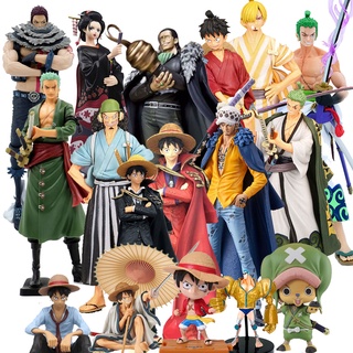 ฟิกเกอร์ ONE PIECE Monkey D Luffy Zoro Sanji Nami Robin Usopp Kikunojo Boa Hancock ขนาด 18 ซม. ของเล่นสําหรับเด็ก